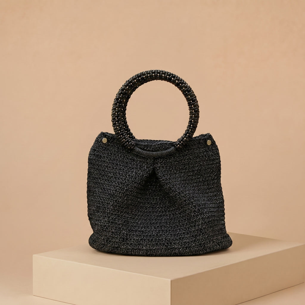 Aura Noire Clutch Bag