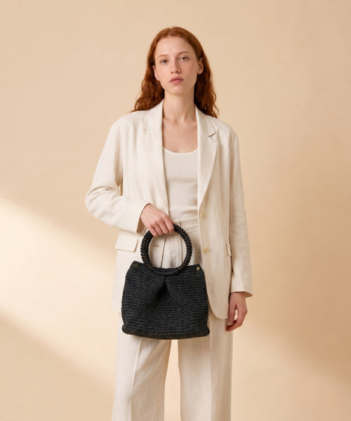 Aura Noire Clutch Bag