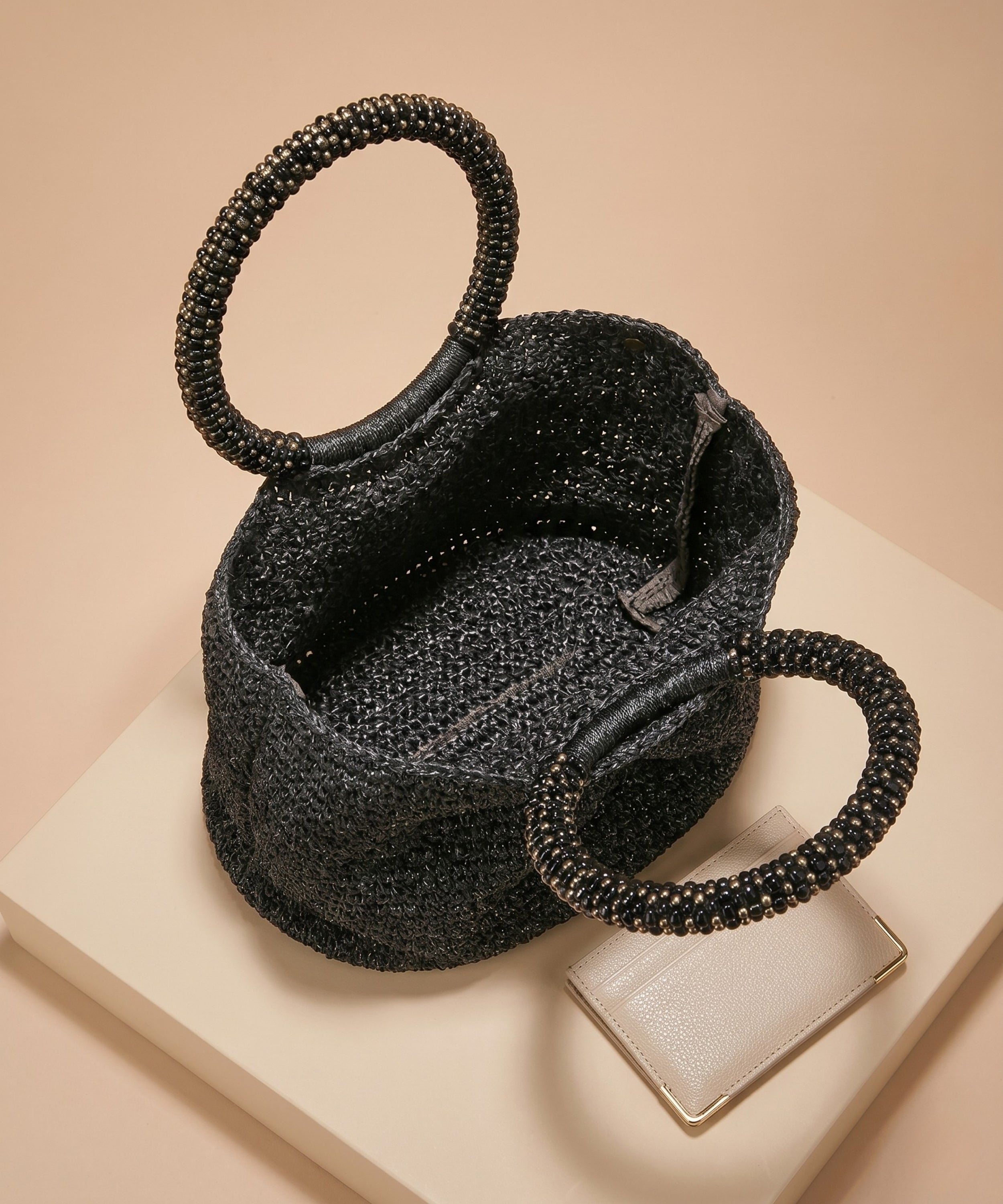Aura Noire Clutch Bag