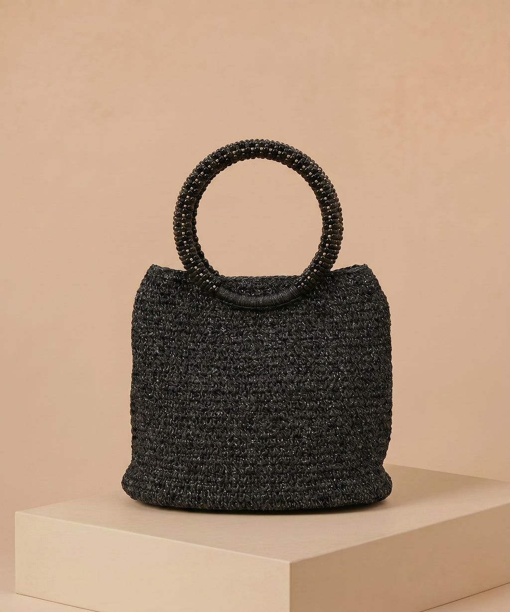 Aura Noire Clutch Bag