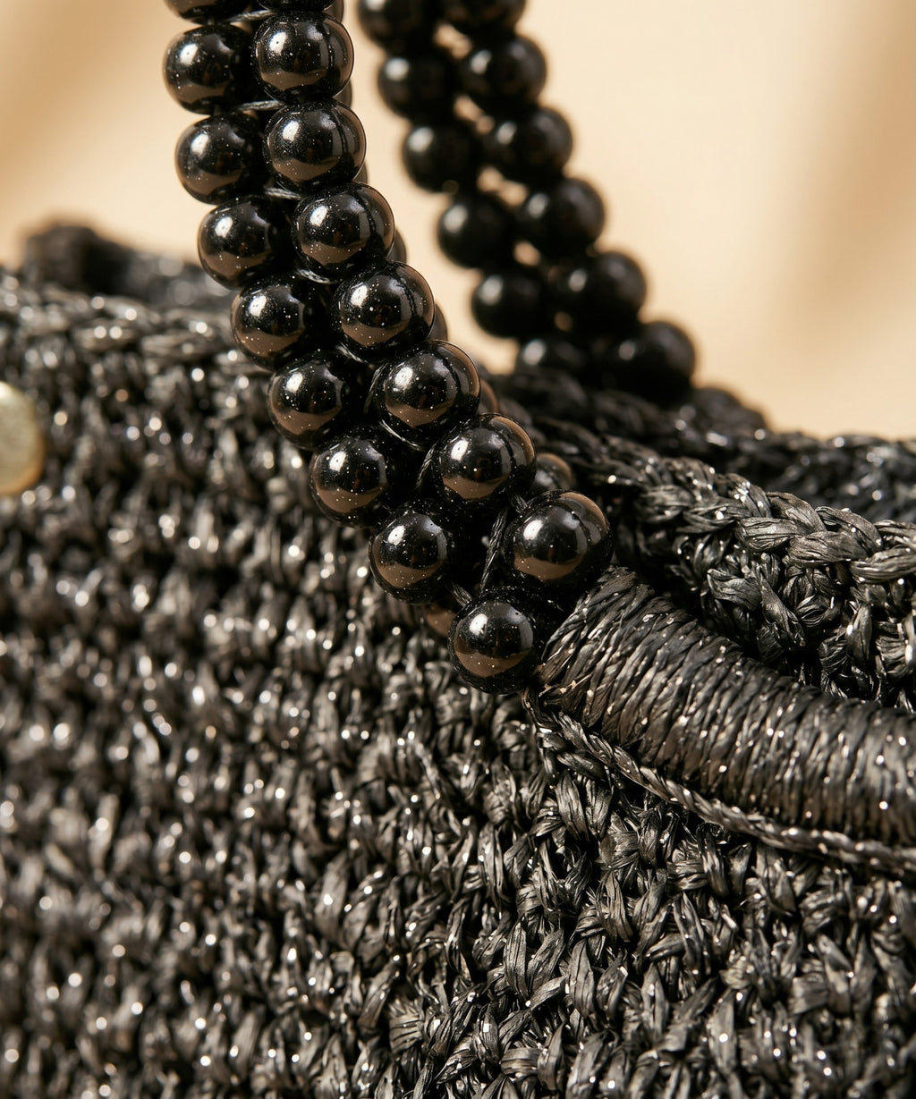 Aura Noire Clutch Bag