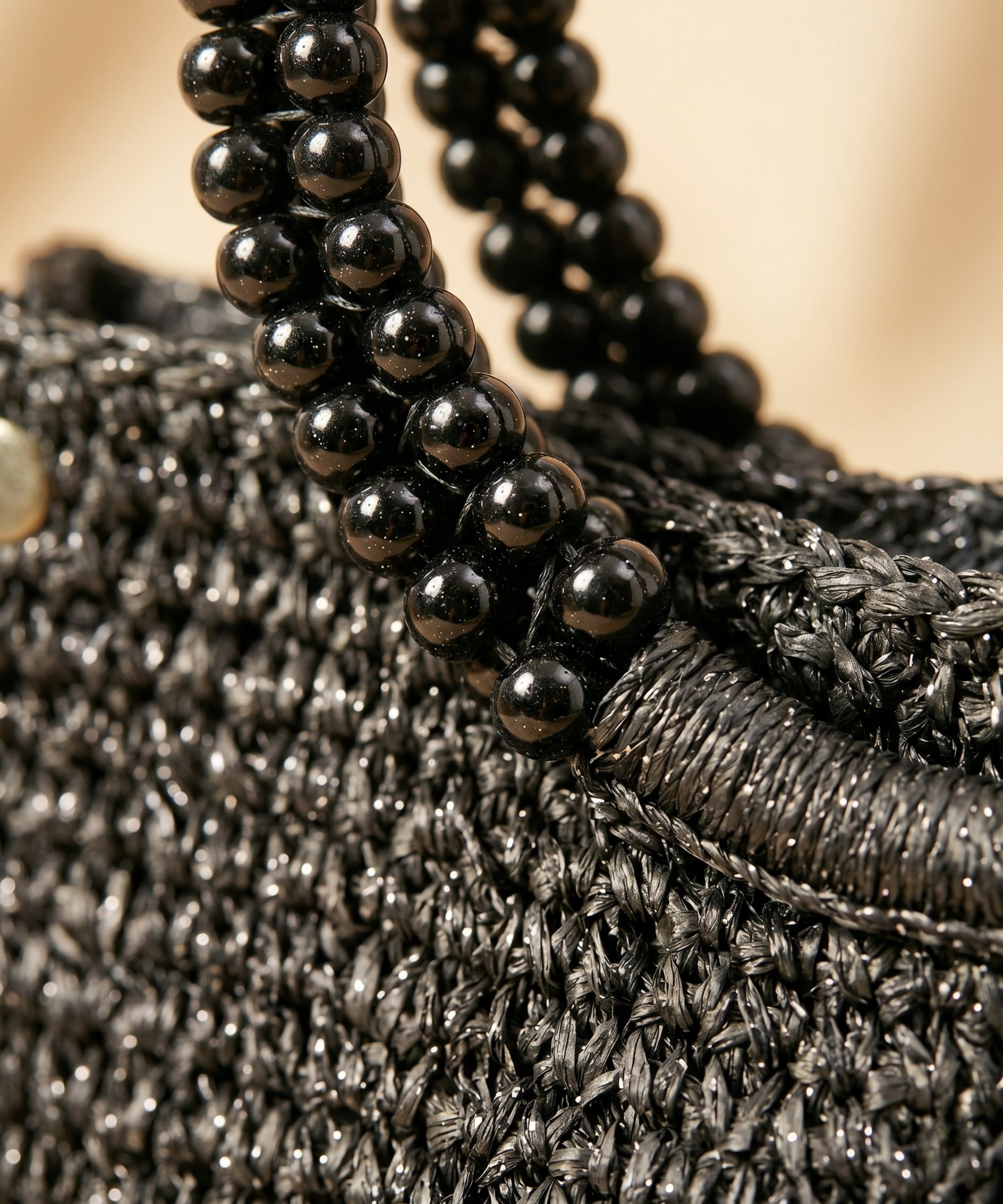 Aura Noire Clutch Bag