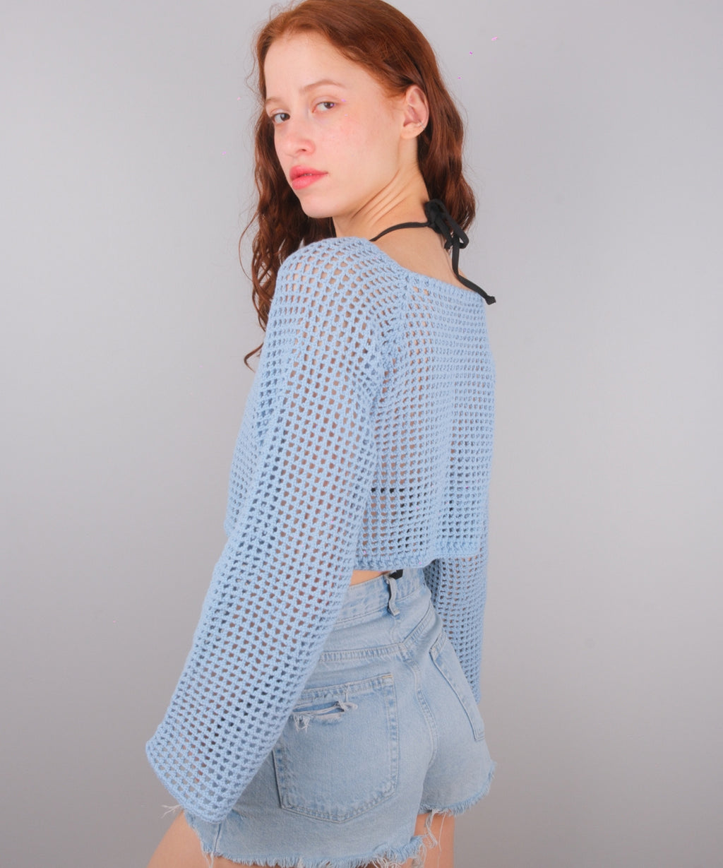 Celeste Uzun Kol Crop Top